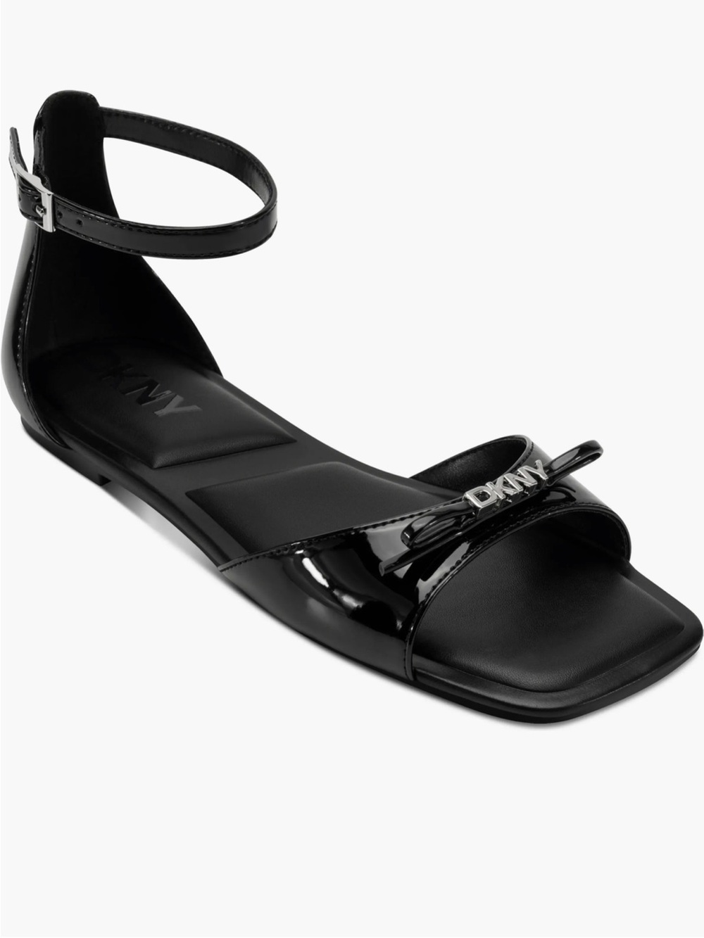 DKNY Dazey Ankle Strap black Sandal sz 8